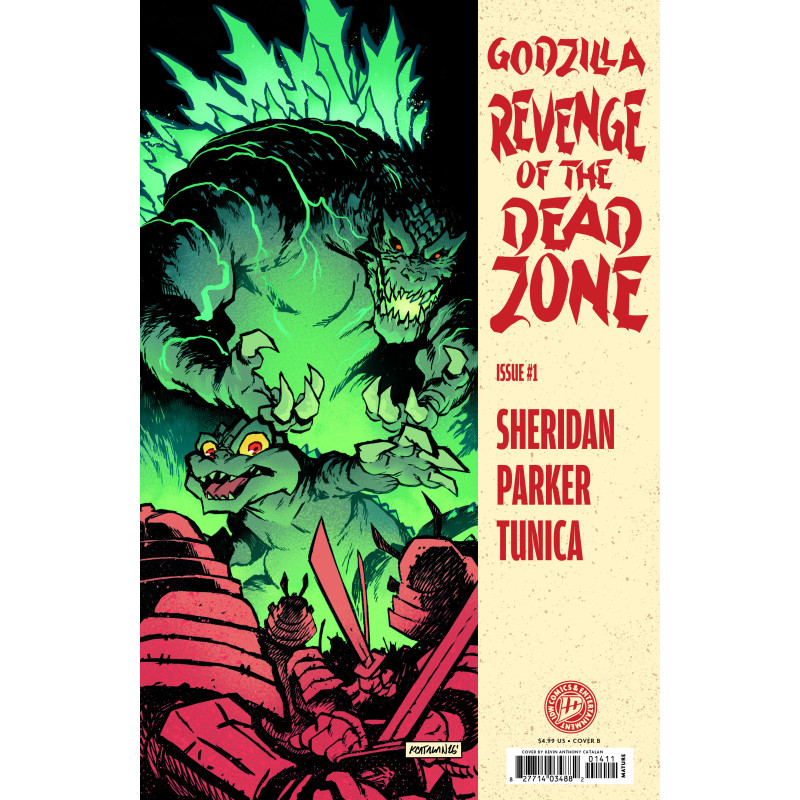 GODZILLA: REVENGE OF THE DEADZONE KAI-SEI ERA 1 VARIANT B (CATALAN HOMAGE COVER)