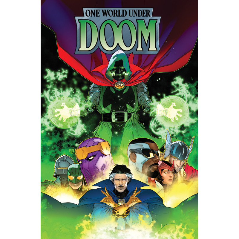 ONE WORLD UNDER DOOM OMNIBUS R.B. SILVA COVER DM ONLY