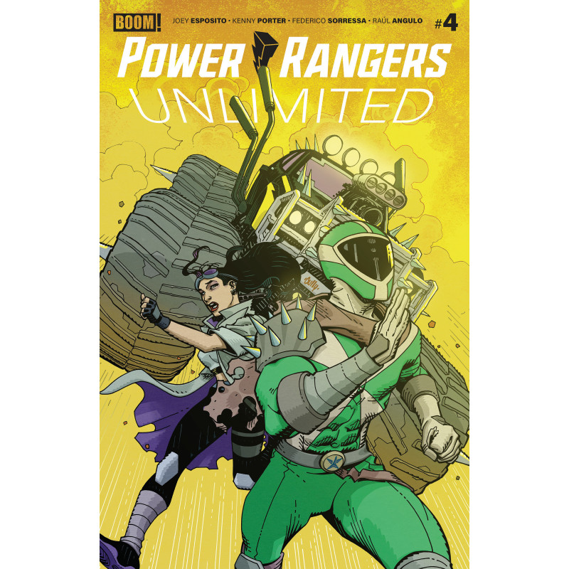 POWER RANGERS UNLIMITED 4 B VARIANT (DRESSED, HAMNER)