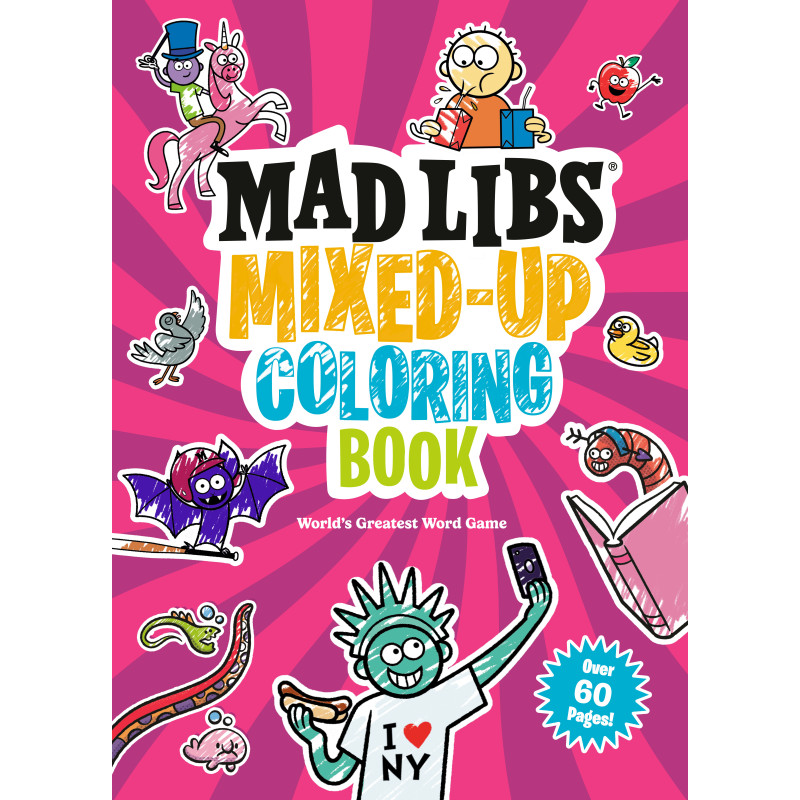 MAD LIBS MIXED-UP COLORING BOOK