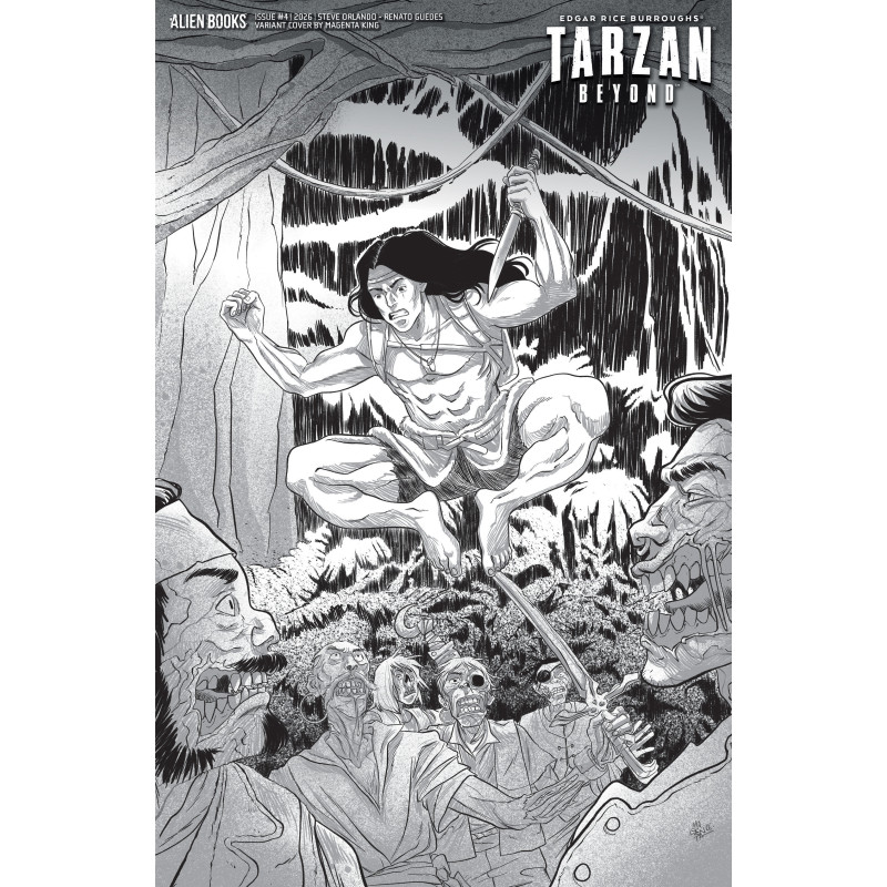 TARZAN BEYOND 4 VARIANT D (KING B&W)