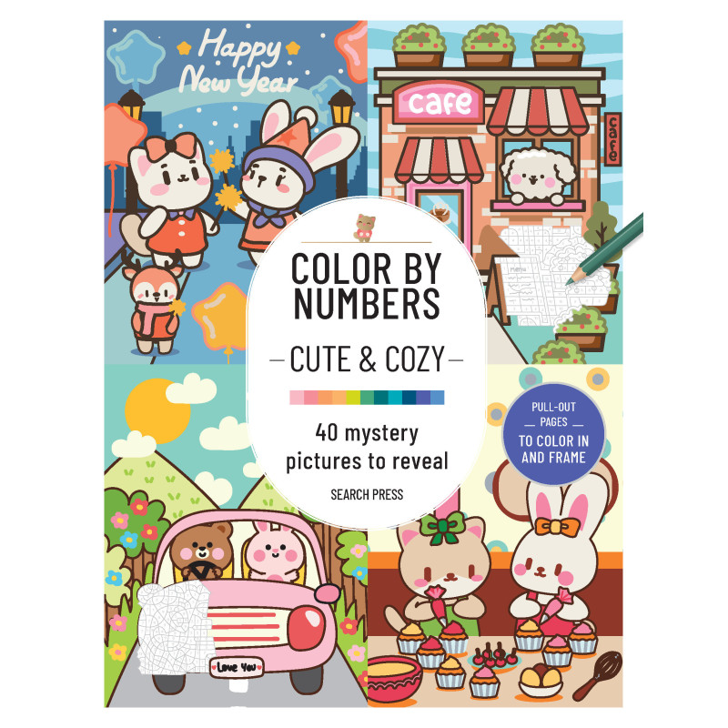 COLOR BY NUMBERS CUTE AND COZY