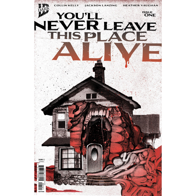 YOU'LL NEVER LEAVE THIS PLACE ALIVE 1 VARIANT B (ECKMAN-LAWN COVER SET)
