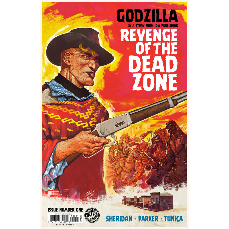 GODZILLA: REVENGE OF THE DEADZONE KAI-SEI ERA 1 VARIANT C (BEALS MOVIE HOMAGE COVER)