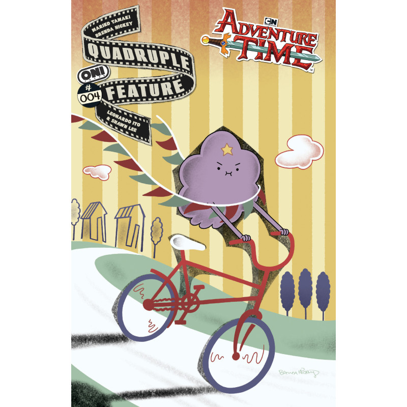 ADVENTURE TIME QUADRUPLE FEATURE 4 CVR A BRENDA HICKEY