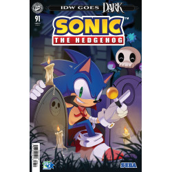 SONIC THE HEDGEHOG 91 VARIANT E (KAREH IDW GOES DARK VARIANT)
