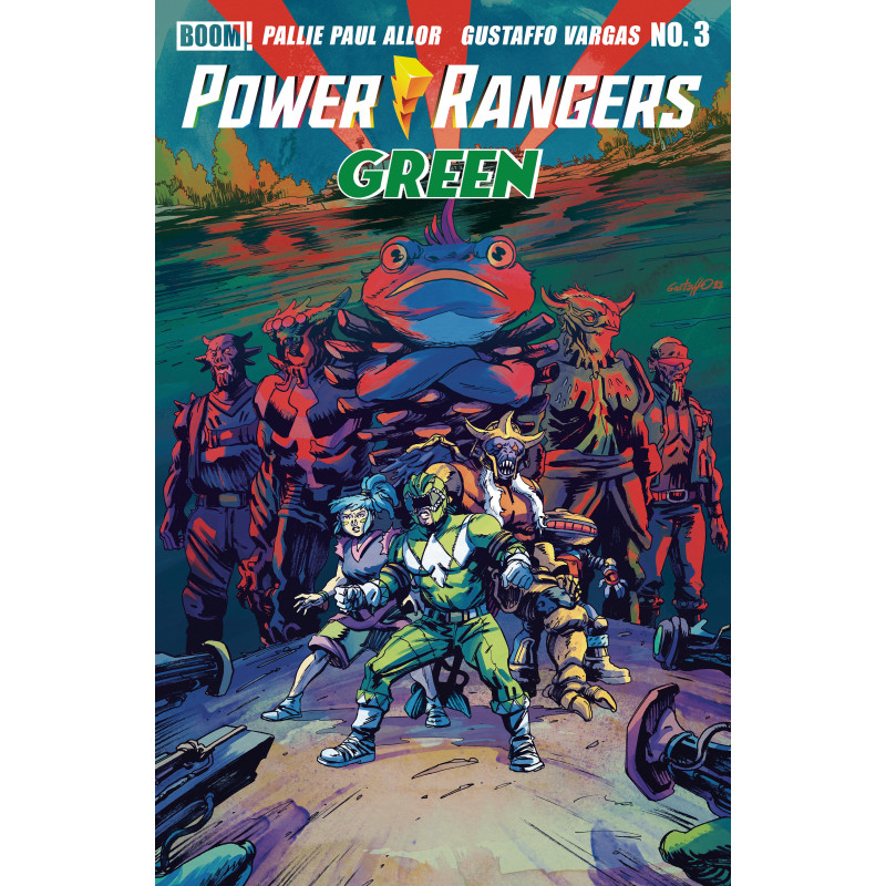 POWER RANGERS GREEN 3 B VARIANT (DRESSED, VARGAS)