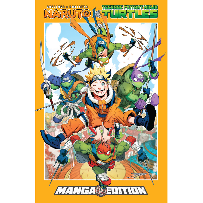 NARUTO X TEENAGE MUTANT NINJA TURTLES--MANGA STYLE EDITION
