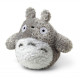 PELUCHE TOTORO FLUFFY GRIS CLAIR - S - 14 CM