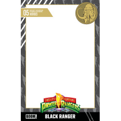 MIGHTY MORPHIN POWER RANGERS (2026) 5 D TRADING CARD BLANK SKETCH VARIANT