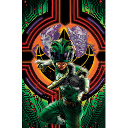 POWER RANGERS GREEN 3 D FOIL VARIANT (FULL ART, FOIL, HARRIS)