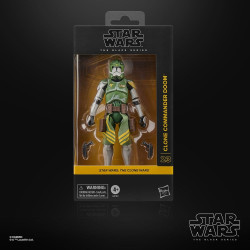 CLONE COMMANDER DOOM STAR WARS THE CLONE WARS BLACK SERIES FIGURINE 15 CM