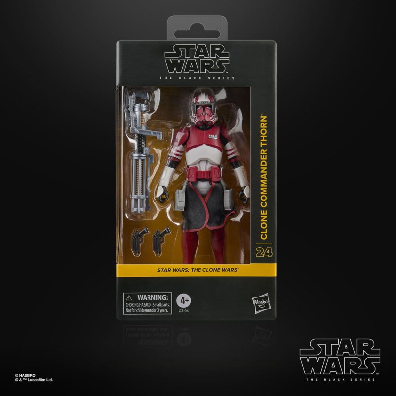 CLONE COMMANDER THORN STAR WARS THE CLONE WARS BLACK SERIES FIGURINE 15 CM
