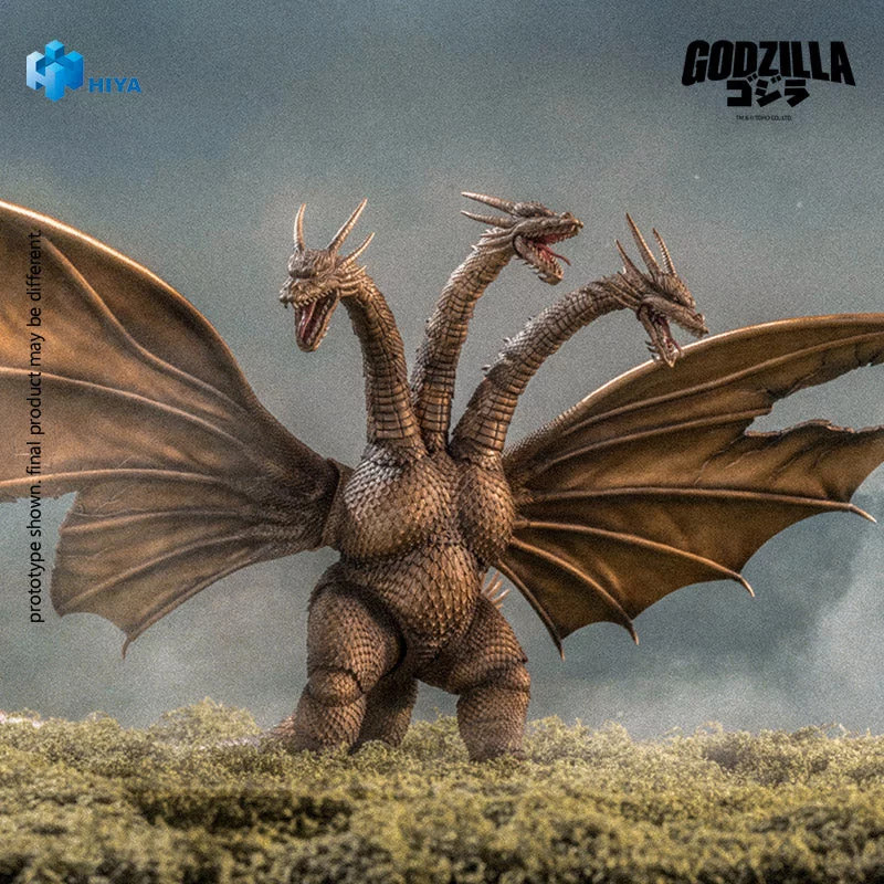 KING GHIDORAH DE GODZILLA VS KING GHIDORAH VERSION BATTLE DAMAGE FIGURINE EXQUISITE BASIC 33 CM