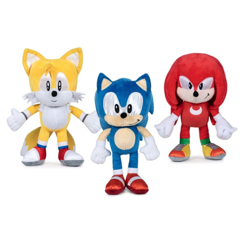SONIC THE HEDGEHOG ASSORTIMENT PELUCHES CLASSIC AND FRIENDS 30 CM