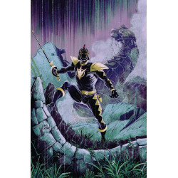 POWER RANGERS GREEN 1 C TOMMY OLIVER CARD STOCK CONNECTING VARIANT (DRESSED, MOONEYHAM)