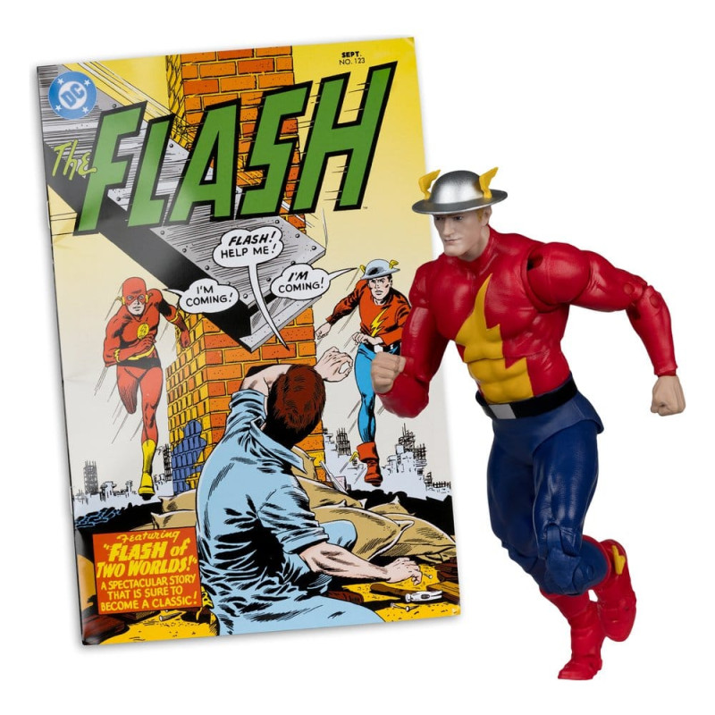 THE FLASH JAY GARRICK DC DIRECT PAGE PUNCHERS RED PLATINUM ED FIGURINE 18 CM