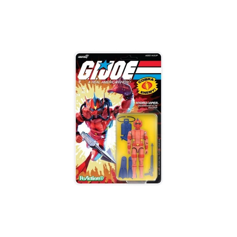HYDRO VIPER GI JOE WAVE 7 REACTION FIGURINE 10 CM