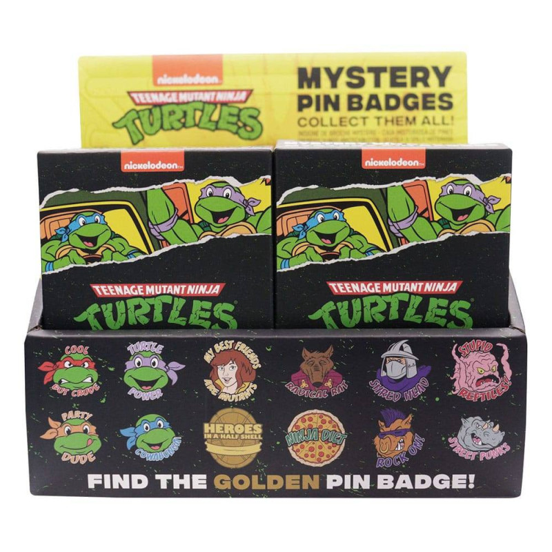 TORTUES NINJA - TMNT MYSTERY PIN BADGES