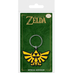 TRIFORCE PORTE CLEF EN CAOUTCHOUC THE LEGEND OF ZELDA 4 CM