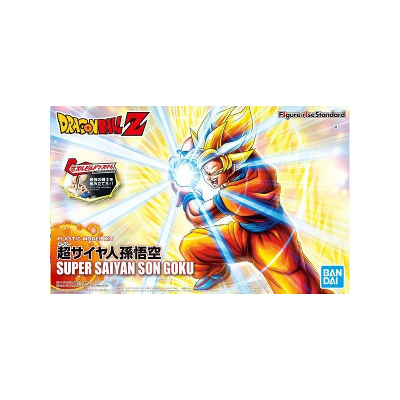 SUPER SAIYAN SON GOKU DRAGON BALL Z MAQUETTE FIGURE RISE PKG REVIVAL 15 CM