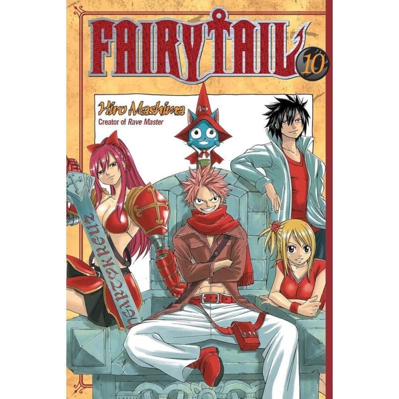 FAIRY TAIL VOL 10 MANGA VERSION ANGLAISE