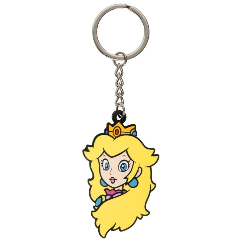 PORTE CLES PRINCESS PEACH SUPER MARIO PVC 6 CM