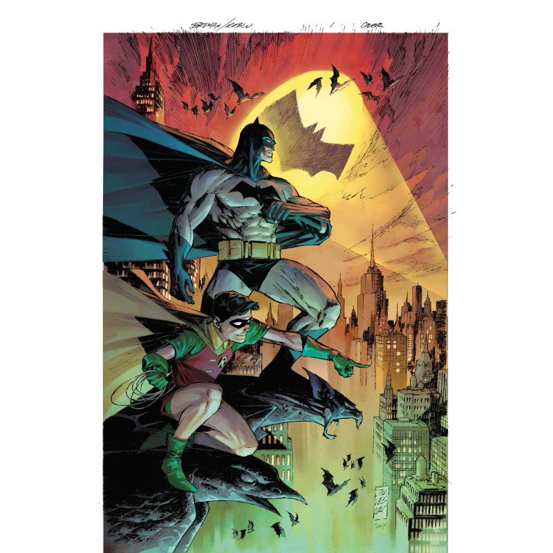 BATMAN & ROBIN YEAR ONE DYNAMIC DUOS 1 (OF 12) CVR B MARC SILVESTRI CARD STOCK VAR