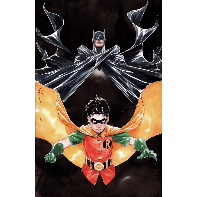 BATMAN & ROBIN YEAR ONE DYNAMIC DUOS 1 (OF 12) CVR C DUSTIN NGUYEN CARD STOCK VAR
