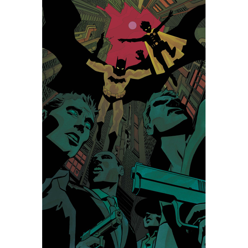 BATMAN & ROBIN YEAR ONE DYNAMIC DUOS 1 (OF 12) CVR D HAYDEN SHERMAN CARD STOCK VAR