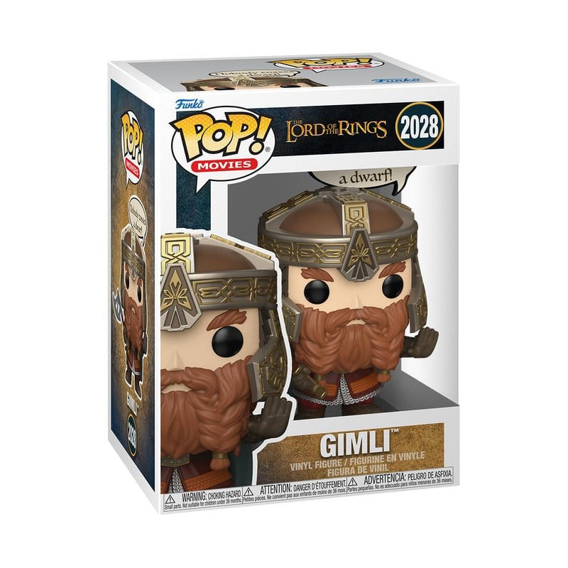 GIMLI LE SEIGNEUR DES ANNEAUX POP SAYINGS FIGURINE 9 CM