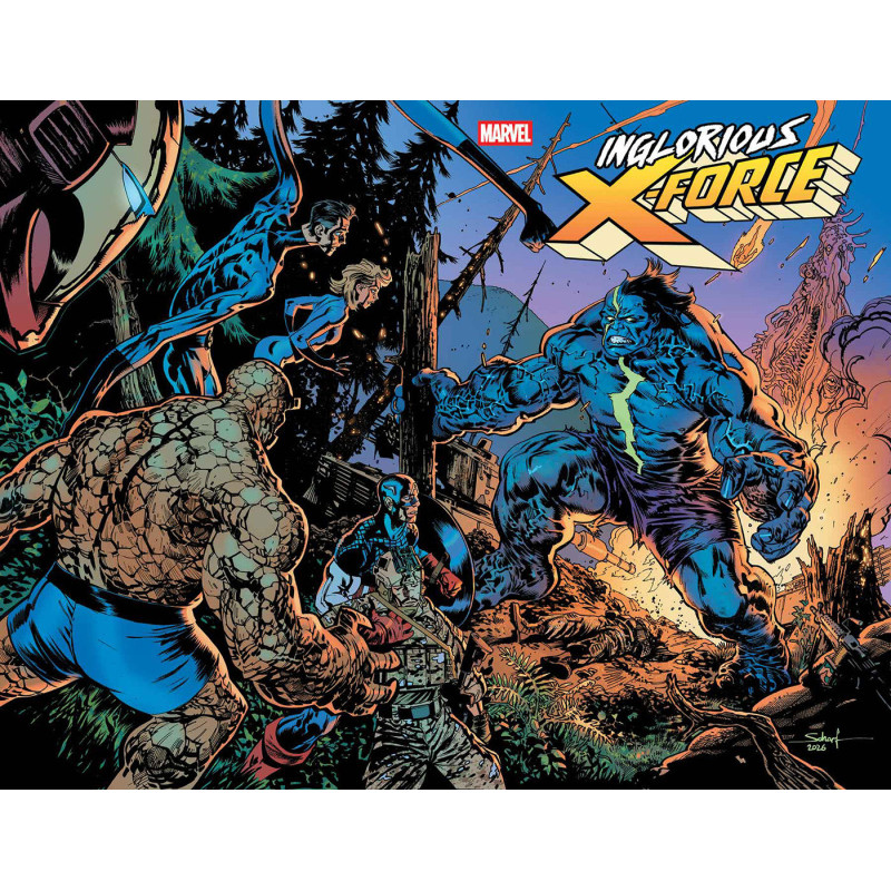 INFERNAL HULK 10 JONAS SCHARF WRAPAROUND BATTLE VARIANT