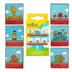 1 RUE SESAME STREET BY LOUNGEFLY BLIND BOX PINS EMAILLES 4 CM