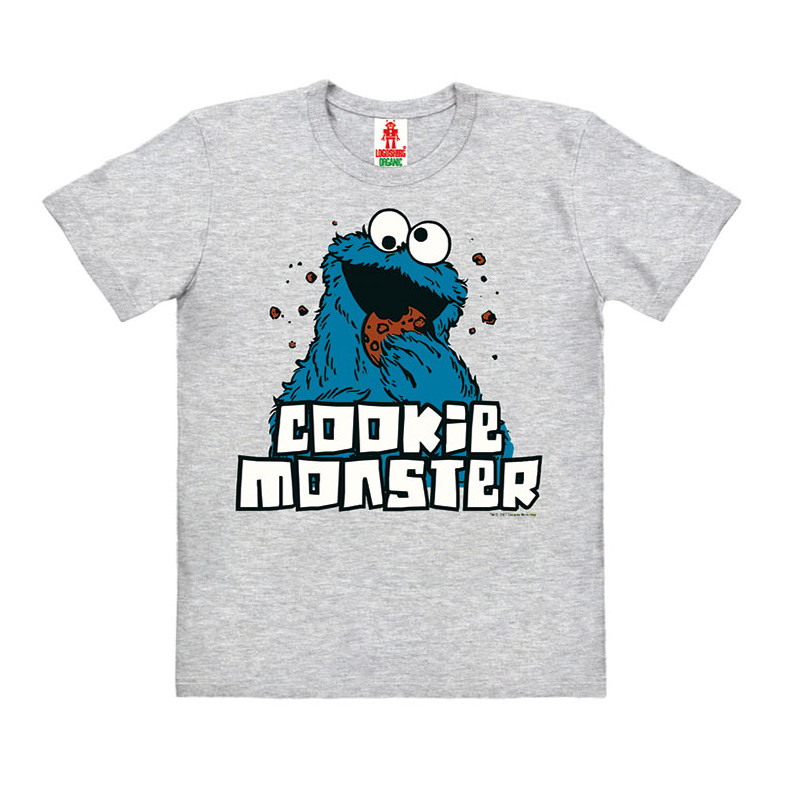 COOKIE MONSTER T SHIRT GRIS TAILLE XL