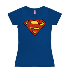 SUPERMAN LOGO T SHIRT GIRLS TAILLE XS