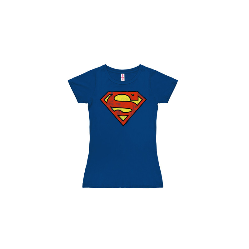 SUPERMAN LOGO T SHIRT GIRLS TAILLE L
