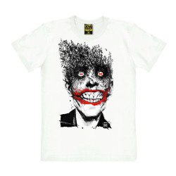 THE JOKER BATS DC COMICS T SHIRT BLANC TAILLE M