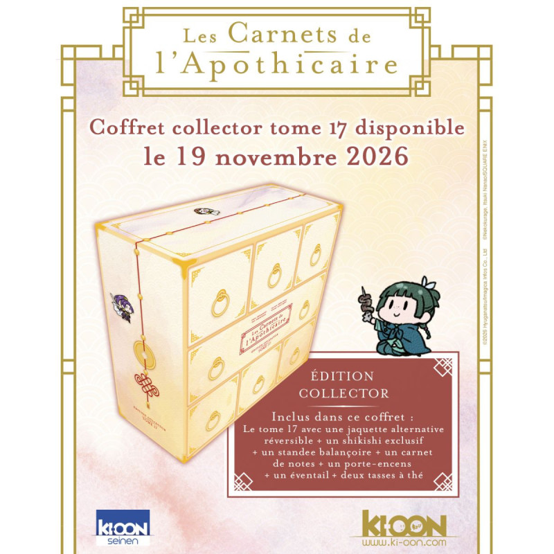 LES CARNETS DE L'APOTHICAIRE T17 EDITION COLLECTOR