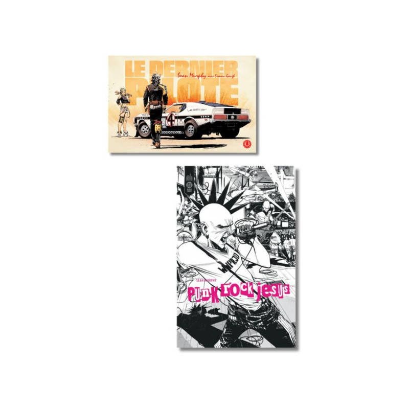 PACK DÉDICACE SEAN MURPHY : LE DERNIER PILOTE &  PUNK ROCK JESUS
