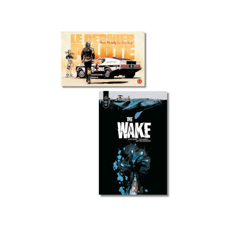 PACK DÉDICACE SEAN MURPHY : LE DERNIER PILOTE &  THE WAKE