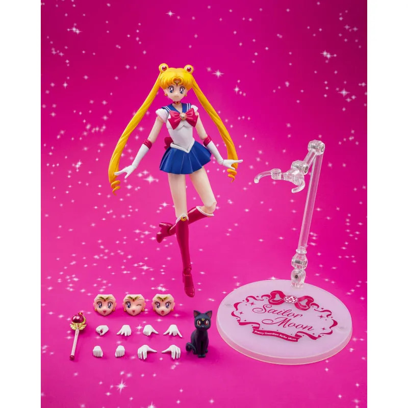 SAILOR MOON FIGURINE CRYSTAL STAR COMPACT EDITION S H FIGUARTS 14 CM