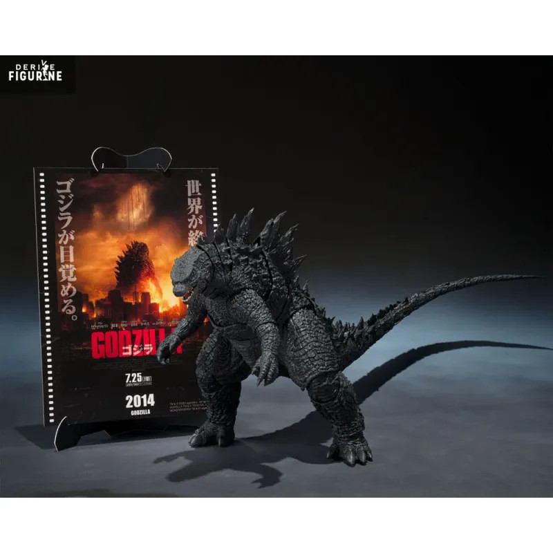 GODZILLA 2014 FIGURINE MOVIE GRAPHIC PLUS S H FIGUARTS MONSTERARTS 15 CM