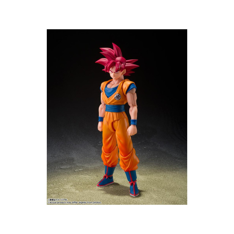 SON GOKU GOD AURA SUPER SAIYAN DRAGON BALL SUPER S H FIGUARTS 15 CM