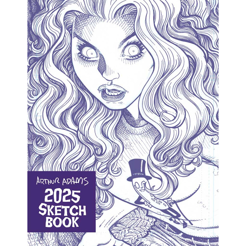 SKETCH BOOK ARTHUR ADAMS 2025 SIGNE