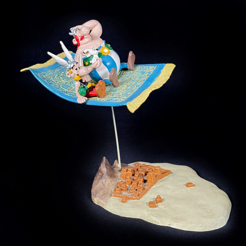 OBELIX ASTERIX IDEFIX SUR LE TAPIS VOLANT FIGURINE PIXI