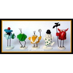 SHADOK 5 FIGURINES PIXI