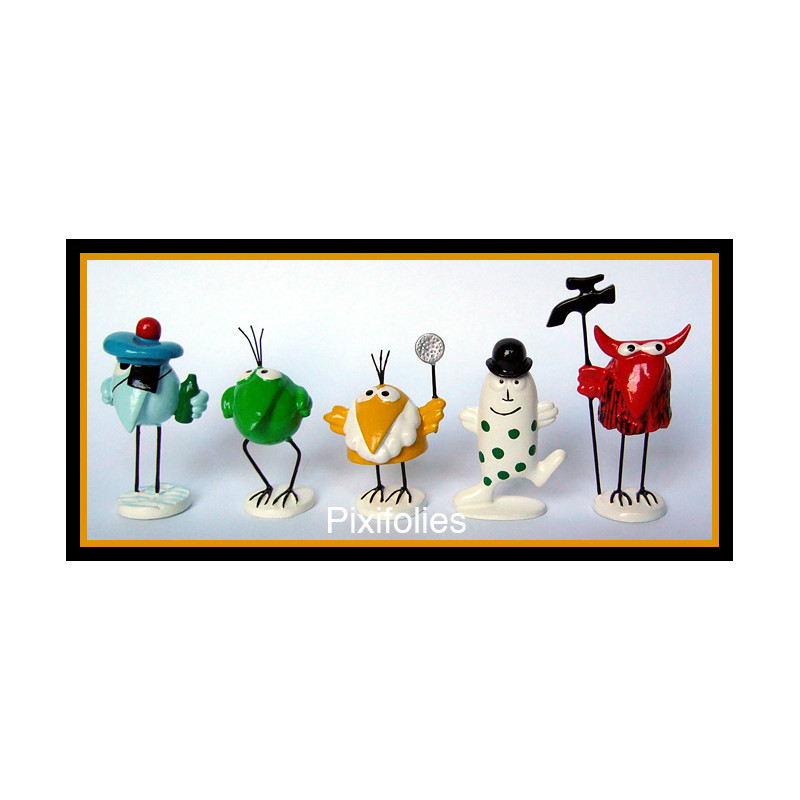SHADOK 5 FIGURINES PIXI