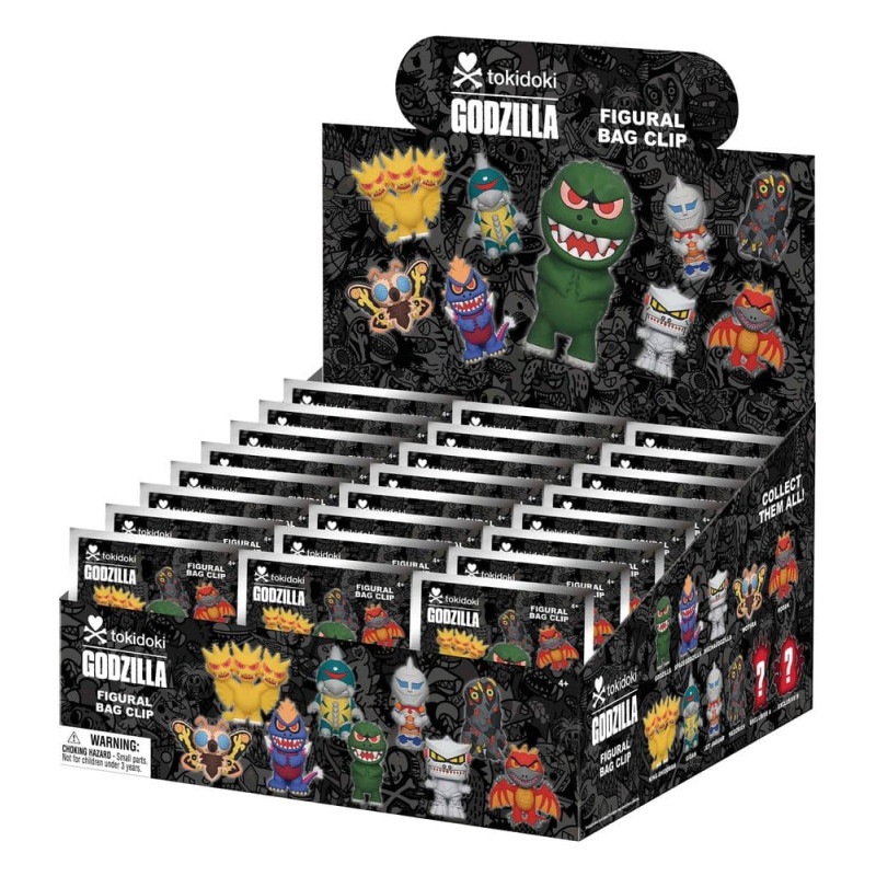 TOKIDOKI X GODZILLA PORTE CLES 3D