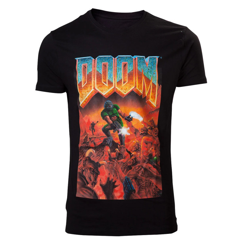 DOOM CLASSIC BOX ART T SHIRT TAILLE MEDIUM