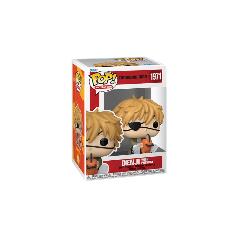 DENJI ET POCHITA CHAINSAW MAN POP VINYL FIGURINE 9 CM